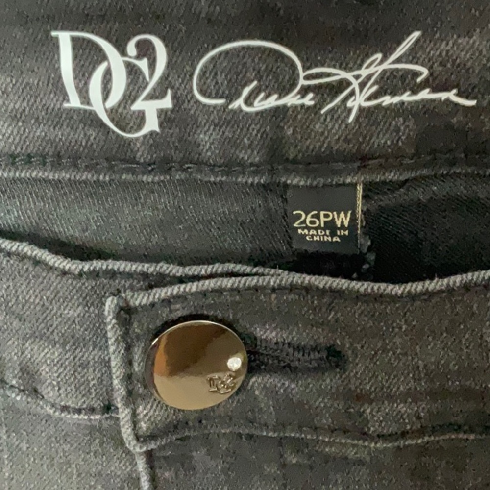 NWT DG2 Black Jeans Size 26PW - Picture 7 of 12